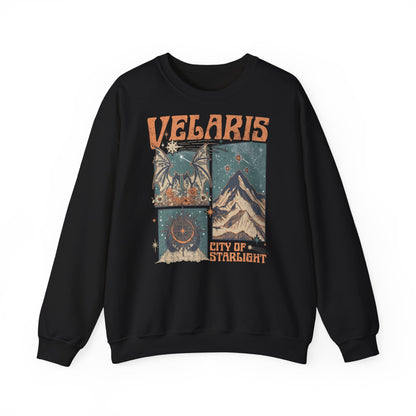 Velaris City of Starlight Sweatshirt | ACOTAR Inspired Crewneck | Night Court Bookish Sweatshirt | Fantasy Reader Gift | Sarah J. Maas Inspired