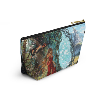 Lightlark Cosmetic Bag | Isla & Grim by the Enchanted Portal | Fantasy Zipper Pouch for Book Lovers