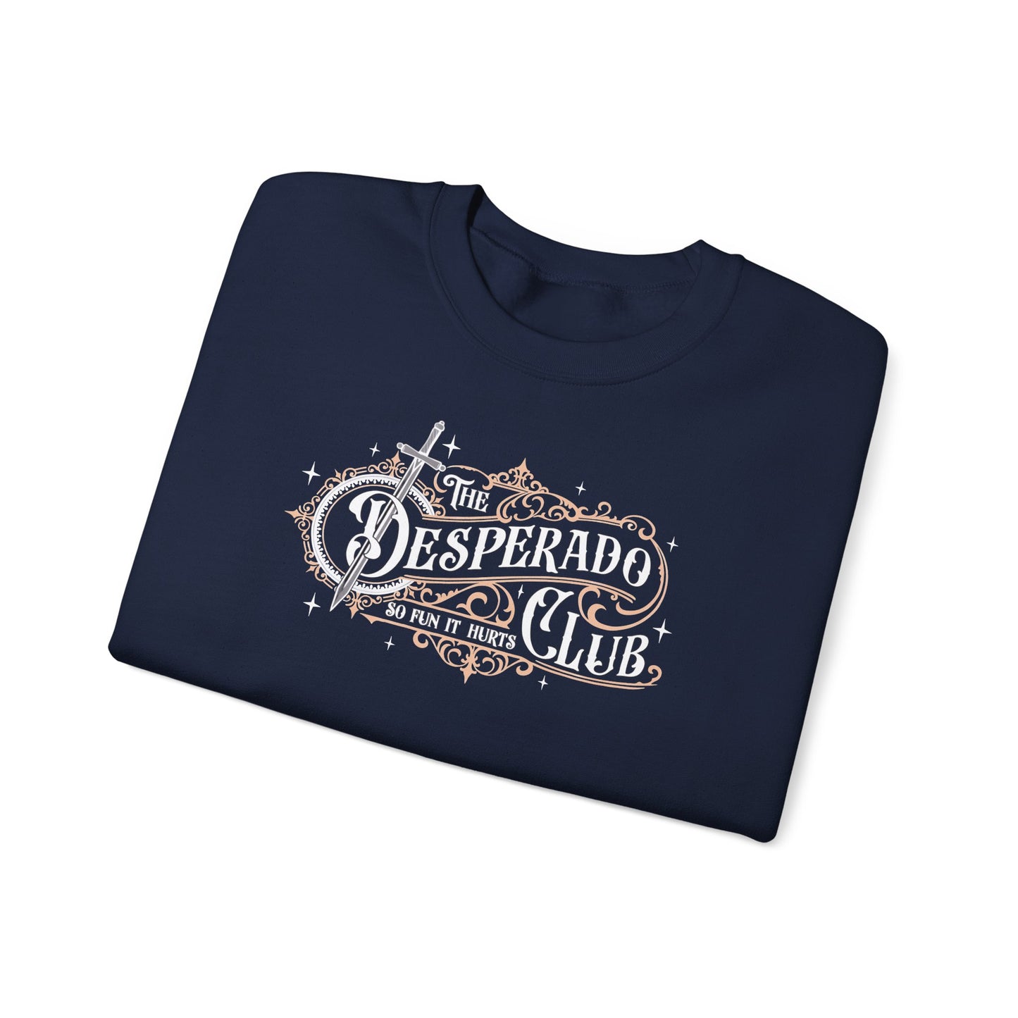 Desperado Club Sweatshirt | Dungeon Crawler Carl Inspired Crewneck | Bookish Fantasy Gamer Gift | Princess Donut Fan Sweatshirt