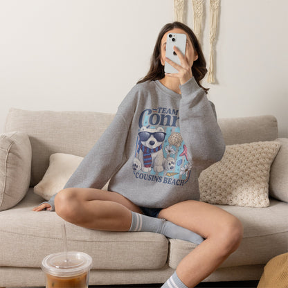 Team Conrad Sweatshirt | Cousins Beach Retro Sweatshirt | Summer I Turned Pretty Inspired Crewneck | Beach Romance Bookish Gift