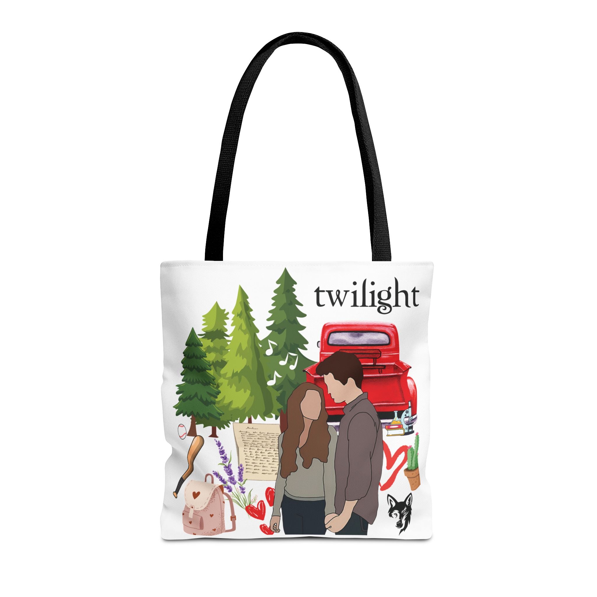 Twilight Inspired Tote Bag | Bookish Linen Bag | Forest Romance Aesthetic