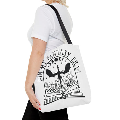 In My Fantasy Era Tote Bag | Dragon Book Lover Bag
