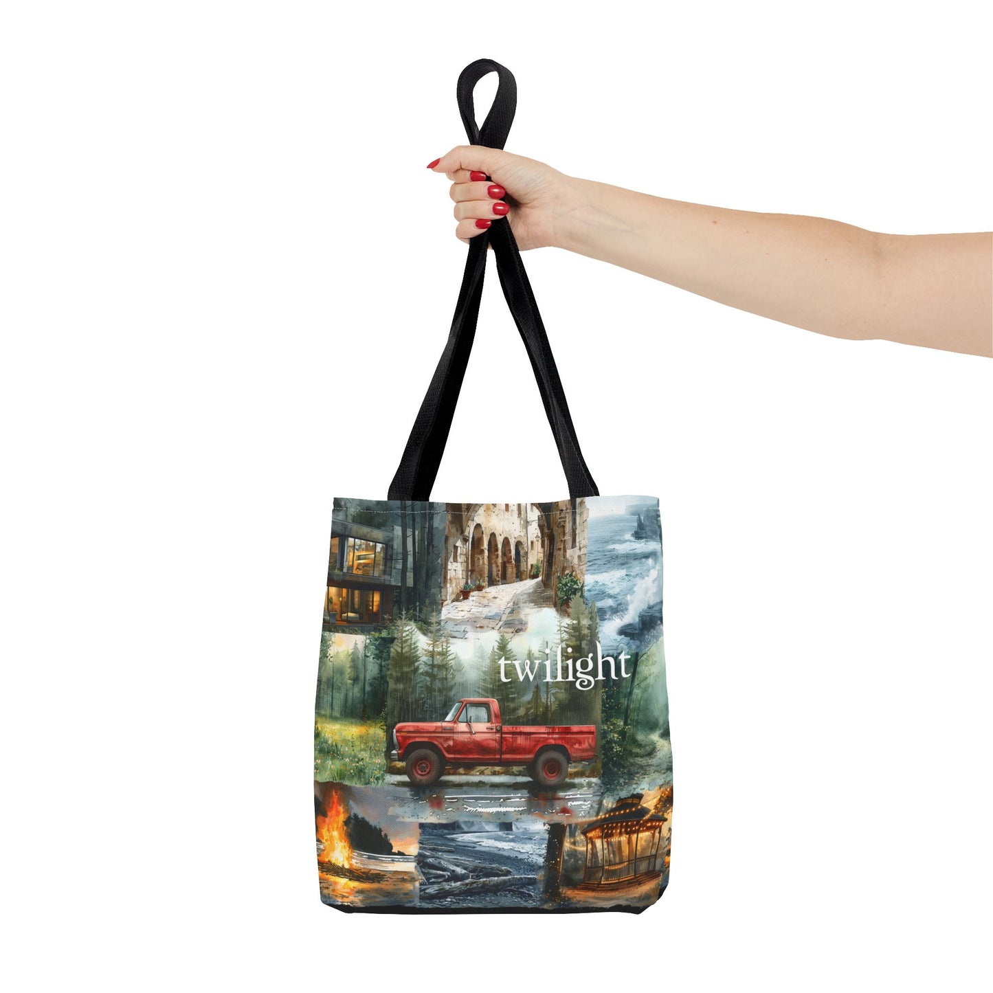 Twilight Inspired Tote Bag | Bellas Truck & Forks Forest Scene