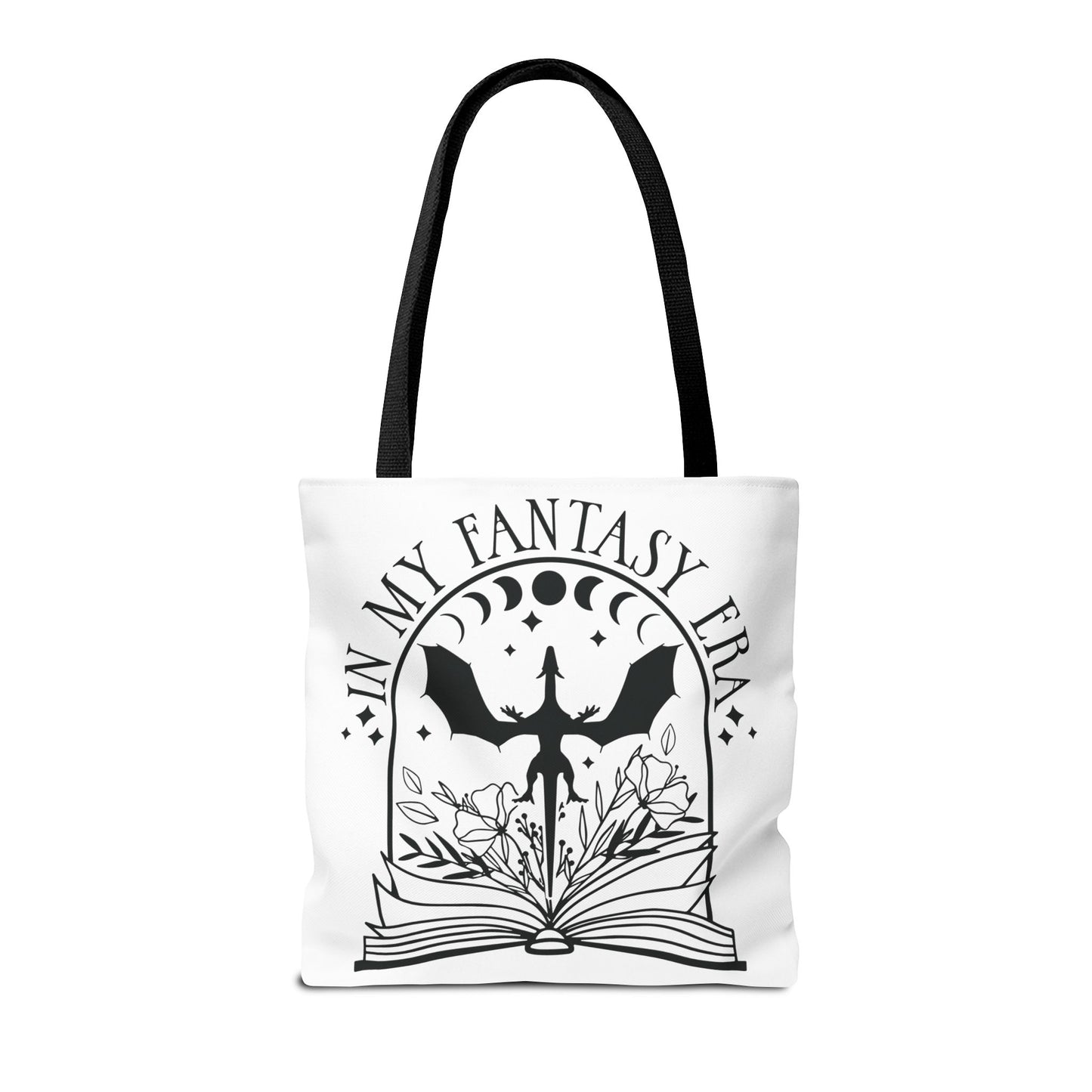 In My Fantasy Era Tote Bag | Dragon Book Lover Bag