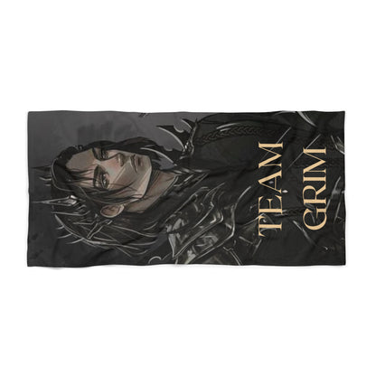 Team Grim Inspired by Lightlark - Dark Enchantment Beach Towel