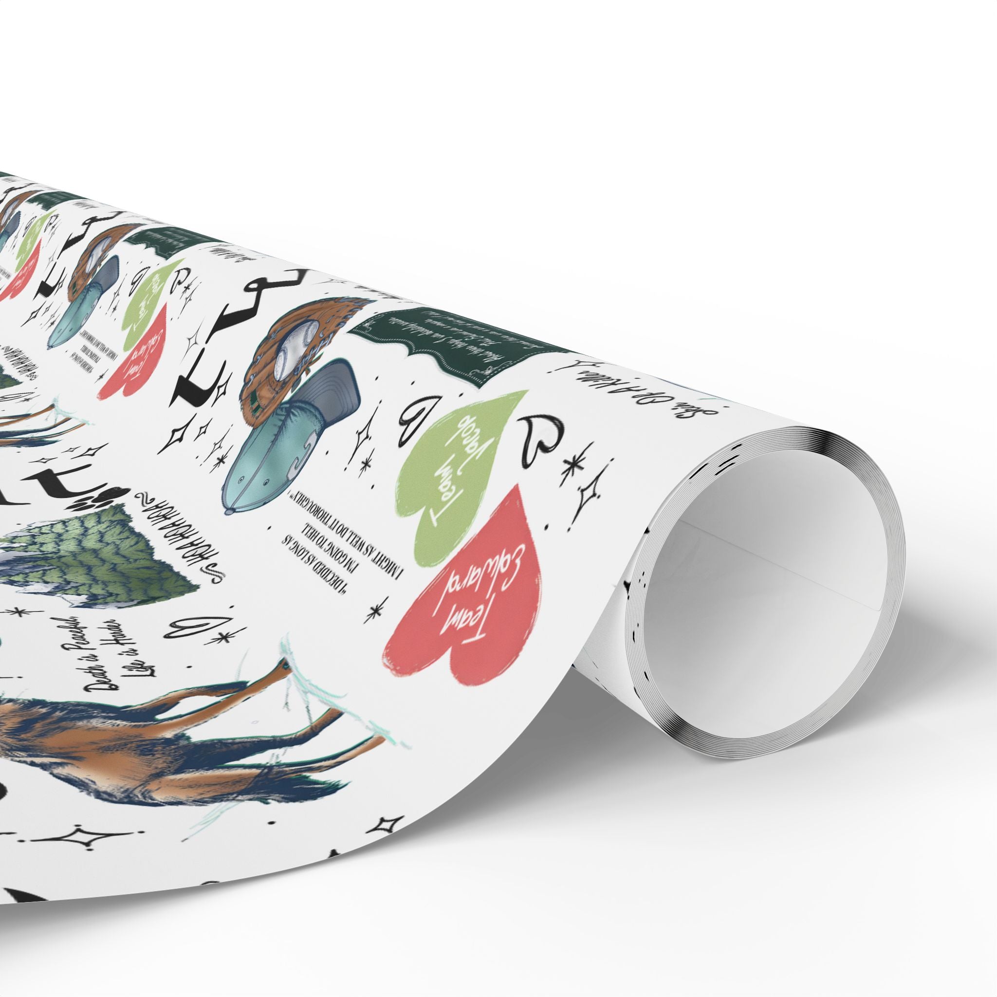 Twilight-Themed Wrapping Paper - Eco-Friendly Gift Wrap, Holiday Packaging, Art Print Gift Wrap, Birthday Wrap, Cute Gift Supplies