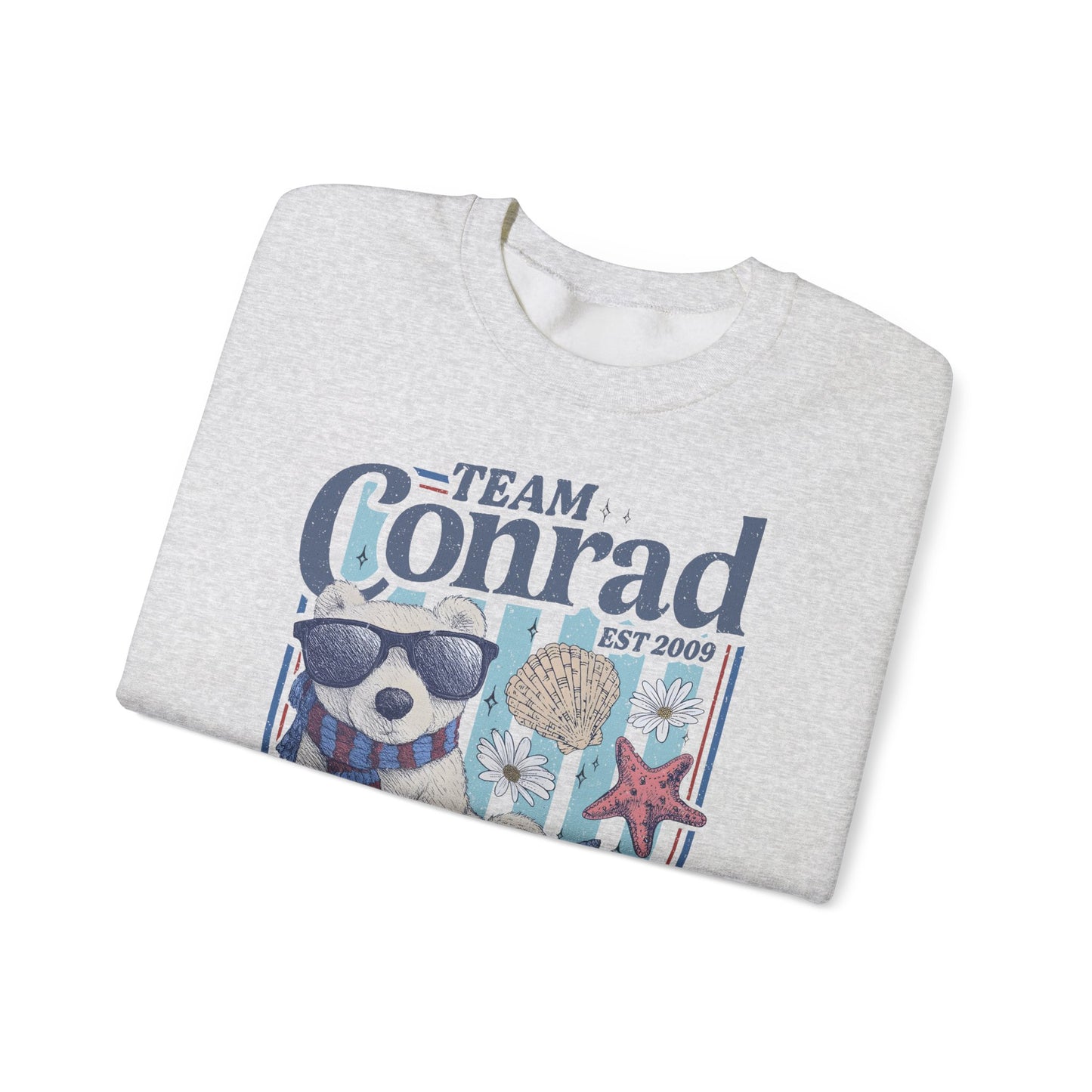 Team Conrad Sweatshirt | Cousins Beach Retro Sweatshirt | Summer I Turned Pretty Inspired Crewneck | Beach Romance Bookish Gift