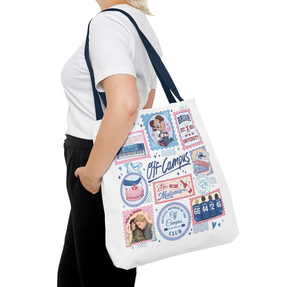Off Campus Inspired Tote Bag | Hockey Romance Book Lover Tote | Briar U Fan Gift | College Romance Reader Bag | Bookish Market Tote