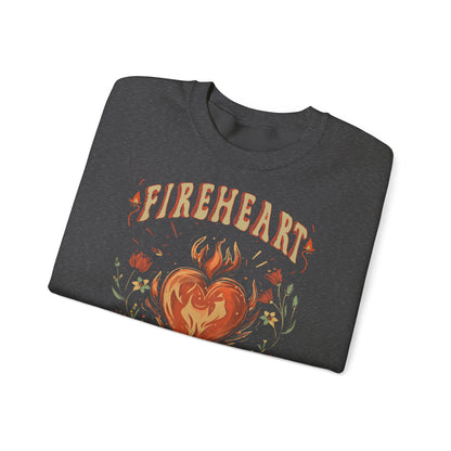 Fireheart Sweatshirt | Throne of Glass Inspired Crewneck | Fantasy Bookish Gift | Romantasy Reader Sweatshirt