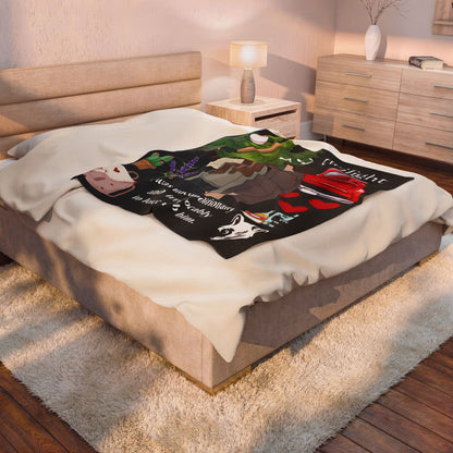 Twilight Romance Blanket | Bella & Edward Quote Cozy Throw for Book Fans
