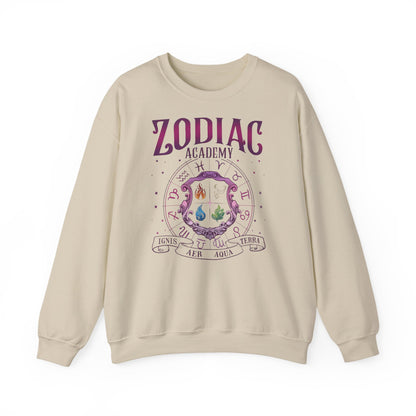 Zodiac Academy Elements Sweatshirt | Fantasy Book Lover Crewneck | Romantasy Reader Gift | Zodiac Academy Inspired Cozy Pullover | Booktok Sweatshirt