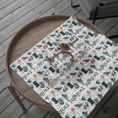 Twilight-Themed Wrapping Paper - Eco-Friendly Gift Wrap, Holiday Packaging, Art Print Gift Wrap, Birthday Wrap, Cute Gift Supplies