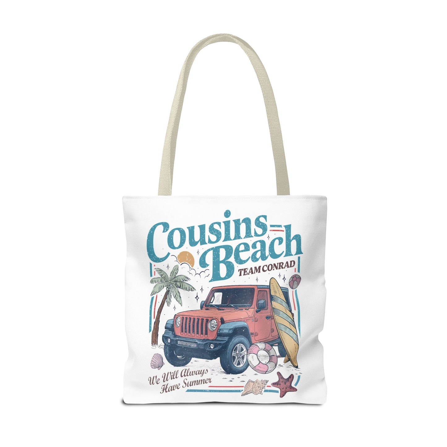 Summer I Turned Pretty | Cousins Beach | Team Conrad Tote Bag | Summer Bookish Tote