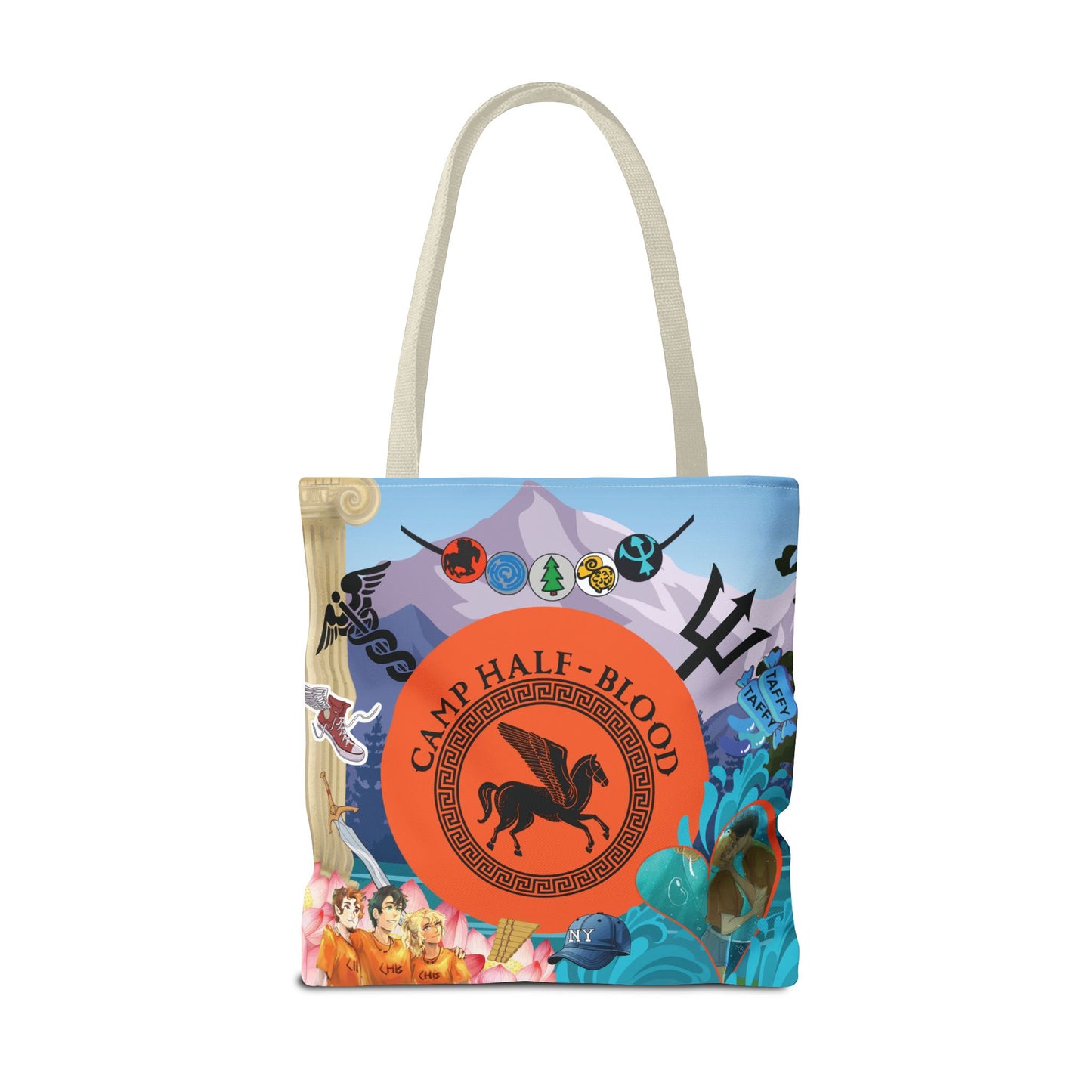 Camp Half Blood Tote Bag | Percy Jackson Bookish Bag with Greek Mythology Aesthetic