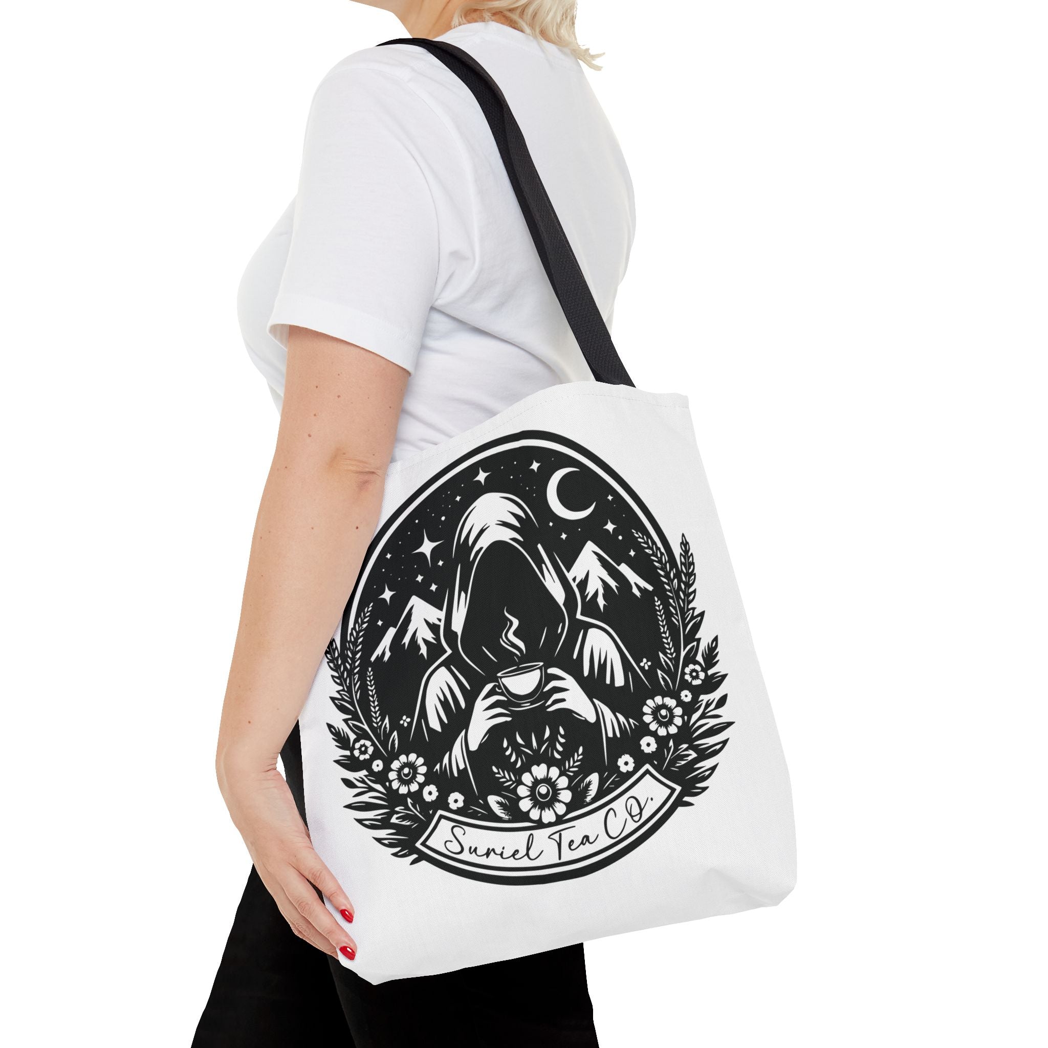 ACOTAR Suriel Tea Co. Tote Bag | Bookish Fantasy Gothic Tote