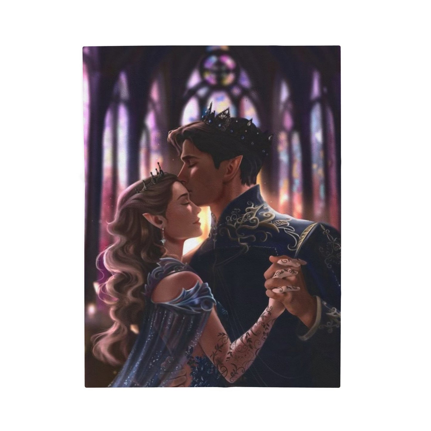 Rhysand & Feyre Starfall Dance Blanket | ACOTAR Inspired Romantic Fae Throw