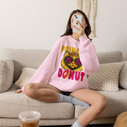 Princess Donut "This Is an Outrage!" Sweatshirt | Dungeon Crawler Carl Inspired Crewneck | Princess Donut Fan Gift | Funny Cat Sweatshirt