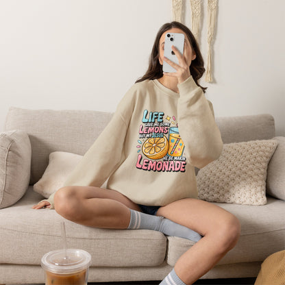 Life Gave Me Lemons But My Jesus He Be Makin' Lemonade Sweatshirt | Christian Sweatshirt | Forrest Frank Inspired Crewneck | Faith Graphic Pullover | Cute Christian Gift