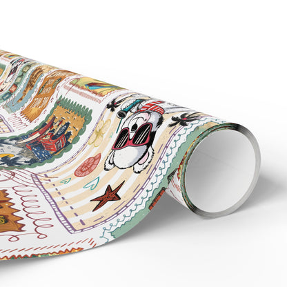 The Summer I Turned Pretty Wrapping Paper | Cousins Beach Gift Wrap | Bookish Wrapping Paper