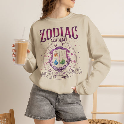 Zodiac Academy Elements Sweatshirt | Fantasy Book Lover Crewneck | Romantasy Reader Gift | Zodiac Academy Inspired Cozy Pullover | Booktok Sweatshirt