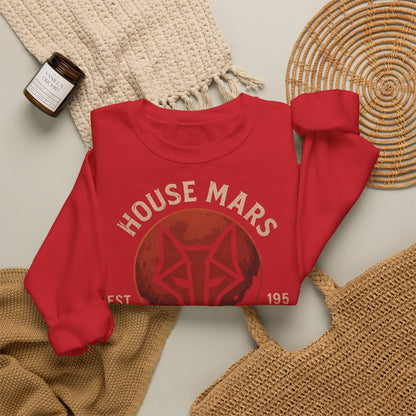 House Mars Primus Sweatshirt | Red Rising Inspired Crewneck | Howler Fan Gift | Sci-Fi Book Lover Sweatshirt | Mars Society Pullover