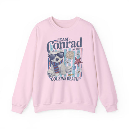 Team Conrad Sweatshirt | Cousins Beach Retro Sweatshirt | Summer I Turned Pretty Inspired Crewneck | Beach Romance Bookish Gift
