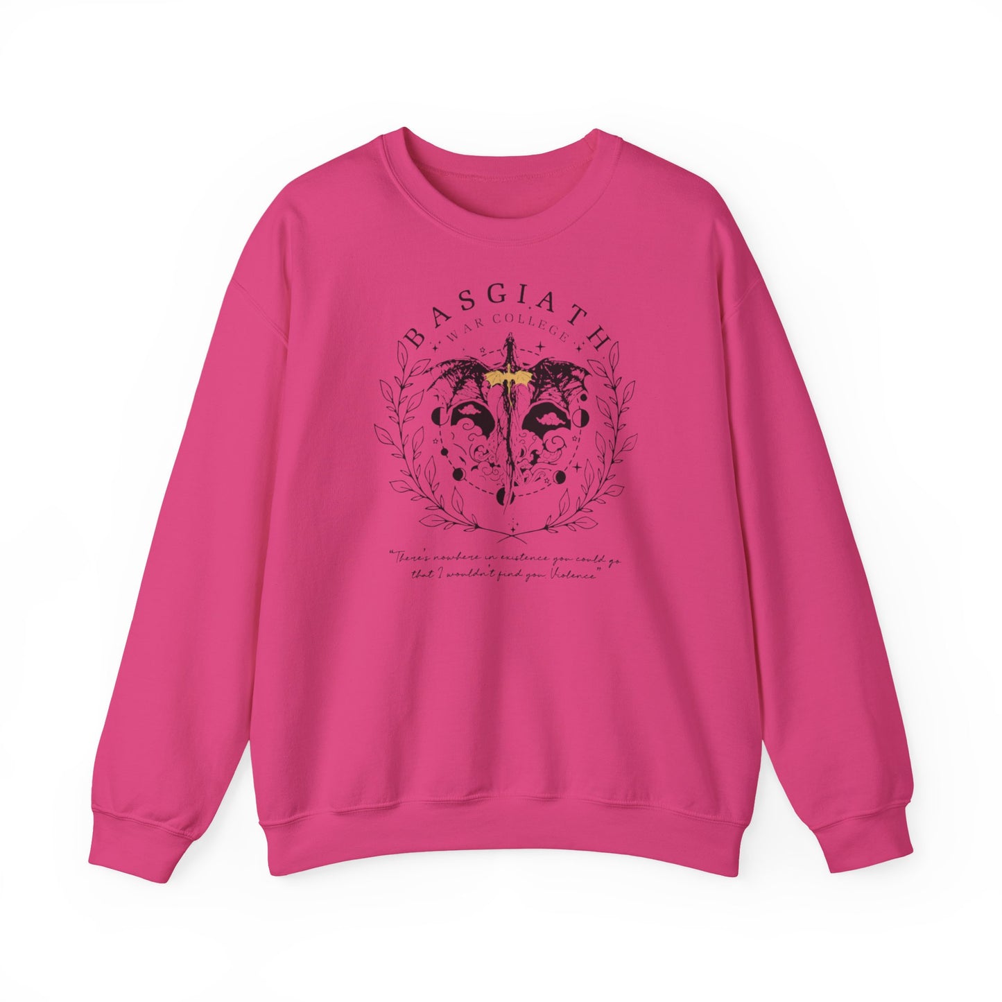 Basgiath War College Sweatshirt | Fourth Wing Inspired Crewneck | Dragon Rider Fantasy Sweatshirt | Romantasy Book Lover Gift | Violet Sorrengail Fan