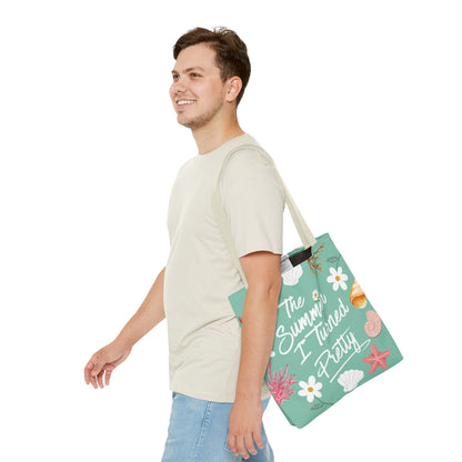 The Summer I Turned Pretty Tote Bag | SITP Tote Bag | Bookish Beach Bag | Cute Daisy & Seashell Tote | Book Lover Gift