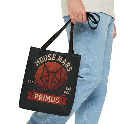 House Mars Inspired Tote Bag | Red Rising Fan Tote | Primus Society Tote | Sci-Fi Reader Gift | Howler Inspired Bookish Bag