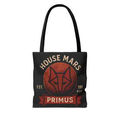 House Mars Inspired Tote Bag | Red Rising Fan Tote | Primus Society Tote | Sci-Fi Reader Gift | Howler Inspired Bookish Bag