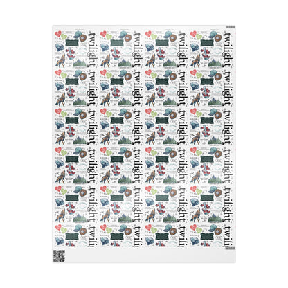 Twilight-Themed Wrapping Paper - Eco-Friendly Gift Wrap, Holiday Packaging, Art Print Gift Wrap, Birthday Wrap, Cute Gift Supplies