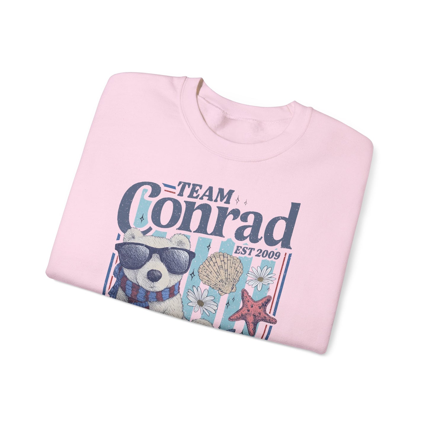 Team Conrad Sweatshirt | Cousins Beach Retro Sweatshirt | Summer I Turned Pretty Inspired Crewneck | Beach Romance Bookish Gift