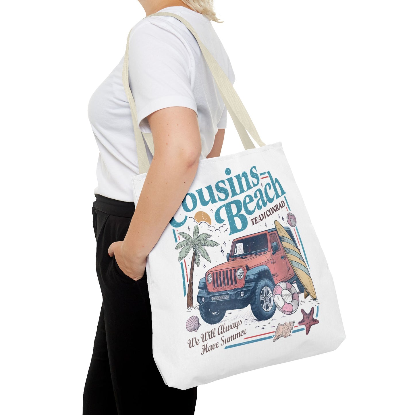 Summer I Turned Pretty | Cousins Beach | Team Conrad Tote Bag | Summer Bookish Tote