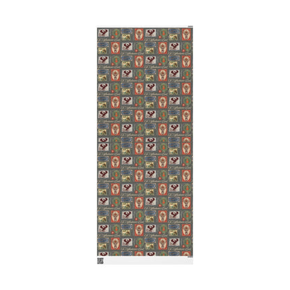 Throne of Glass Wrapping Paper | To Whatever End, Firehart | Fantasy Bookish Gift Wrap | Sarah J Maas Inspired