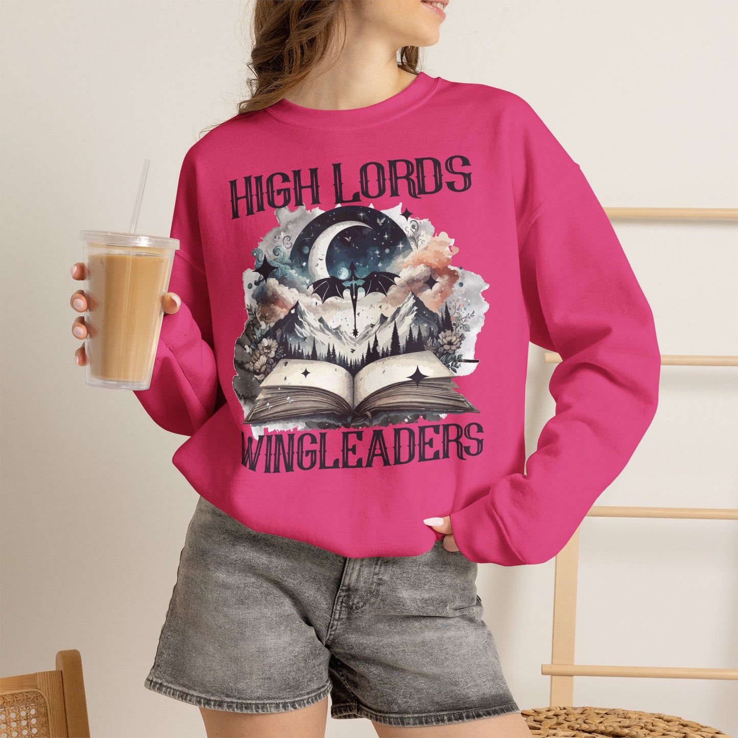 High Lords & Wingleaders Bookish Sweatshirt | Fantasy Reader Crewneck | Romantasy Inspired Gift