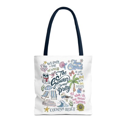 The Summer I Turned Pretty | Cousins Beach Tote Bag | Team Conrad & Jeremiah Bookish Bag
