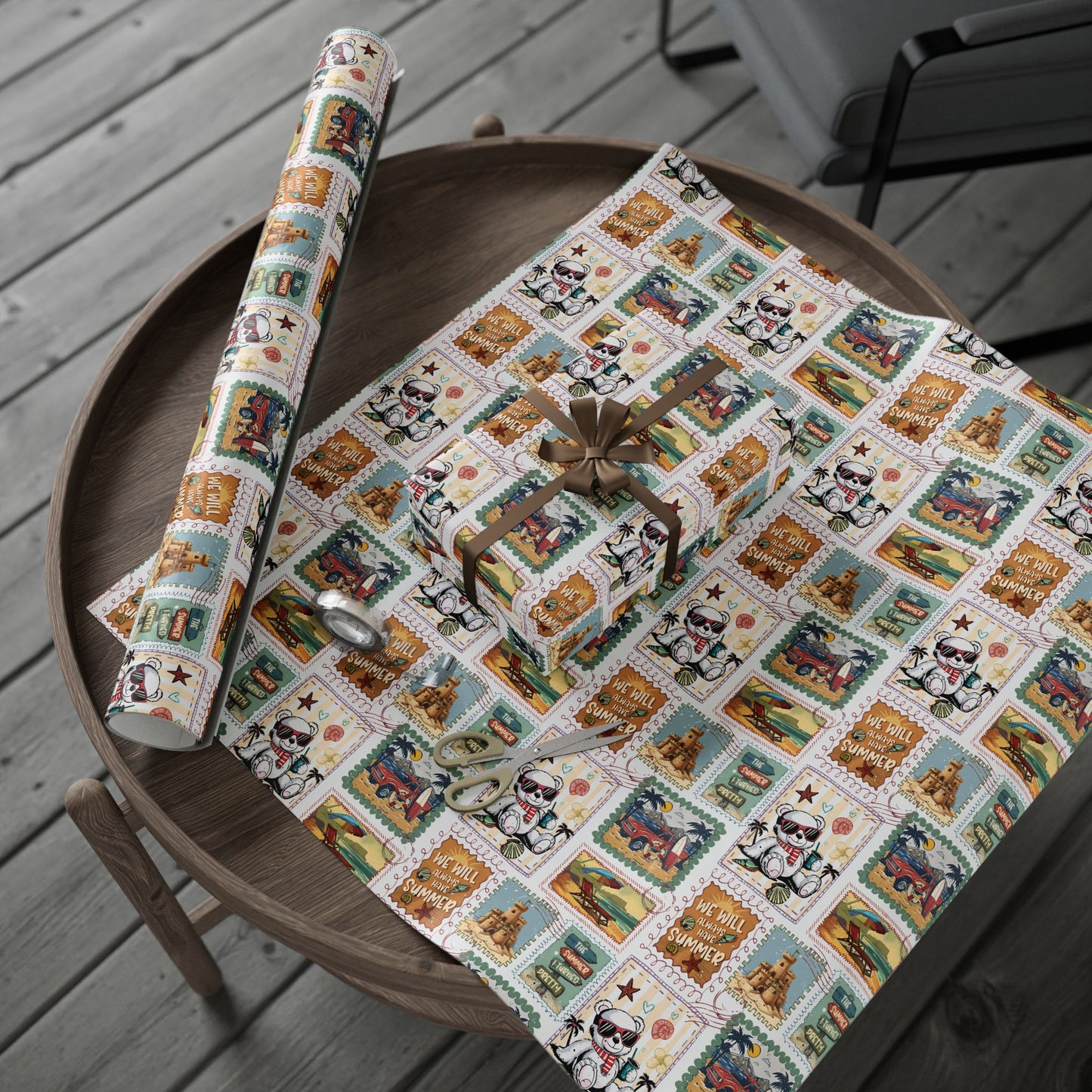 The Summer I Turned Pretty Wrapping Paper | Cousins Beach Gift Wrap | Bookish Wrapping Paper