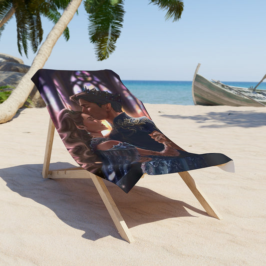Rhysand and Feyre Beach Towel | ACOTAR Inspired Fae Fantasy Towel | Velaris Night Court Art | Bookish Gift for Sarah J Maas Fans