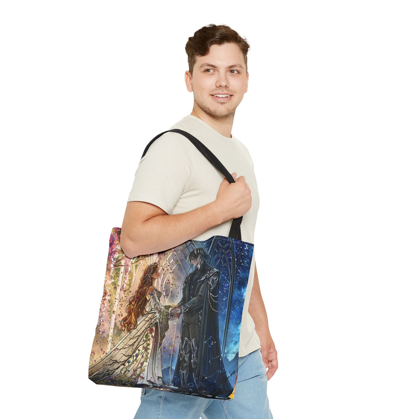 Lightlark Double Sided Linen Tote Bag | Fantasy Book Lover Gift | Aesthetic Bookish Tote