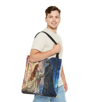 Lightlark Double Sided Linen Tote Bag | Fantasy Book Lover Gift | Aesthetic Bookish Tote