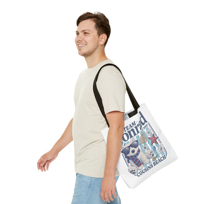 Summer I turned Pretty | Team Conrad Tote Bag | Junior Mint Bear Cousins Beach Tote | Summer Romance Book Bag