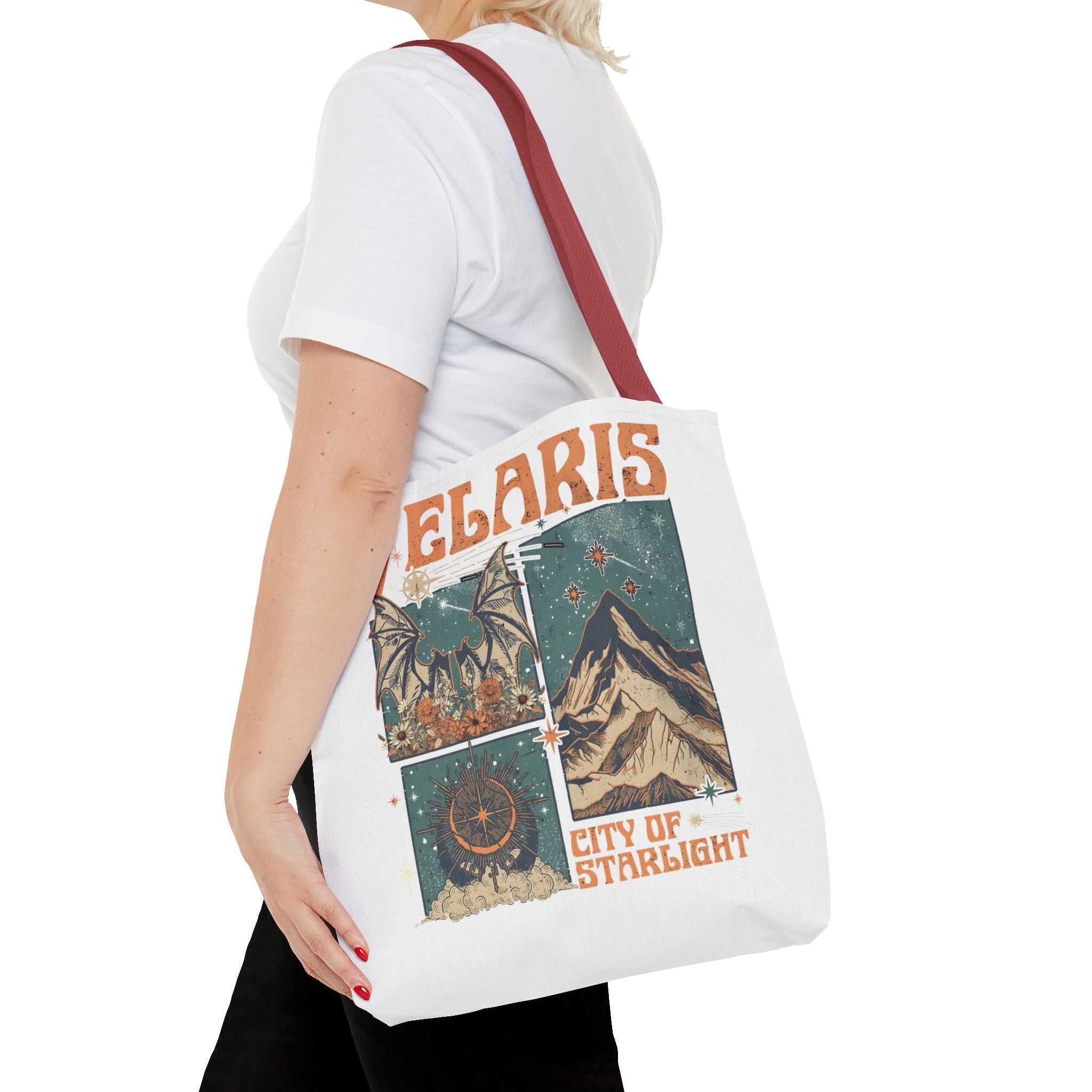 ACOTAR City of Starlight Tote Bag Inspired by Sarah J. Maas | Night Court Book Lover Gift