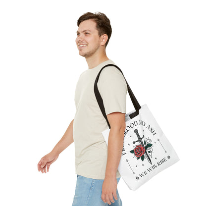 From Blood and Ash Tote Bag | We Will Rise Fantasy Bookish Bag