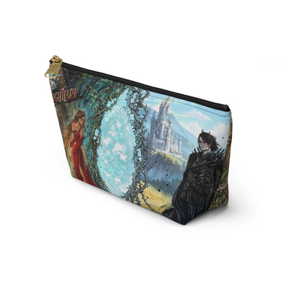 Lightlark Cosmetic Bag | Isla & Grim by the Enchanted Portal | Fantasy Zipper Pouch for Book Lovers