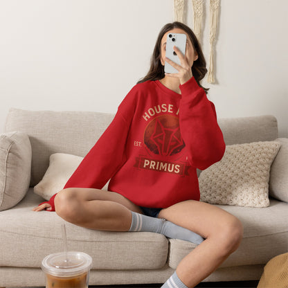 House Mars Primus Sweatshirt | Red Rising Inspired Crewneck | Howler Fan Gift | Sci-Fi Book Lover Sweatshirt | Mars Society Pullover