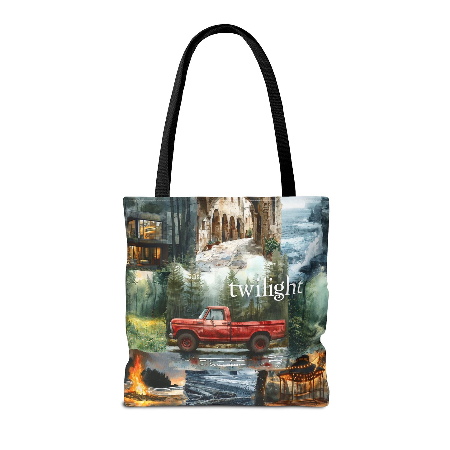 Twilight Inspired Tote Bag | Bellas Truck & Forks Forest Scene
