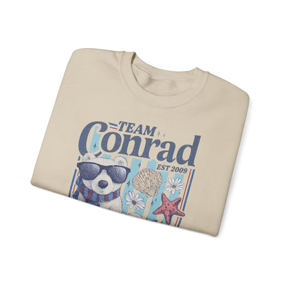 Team Conrad Sweatshirt | Cousins Beach Retro Sweatshirt | Summer I Turned Pretty Inspired Crewneck | Beach Romance Bookish Gift