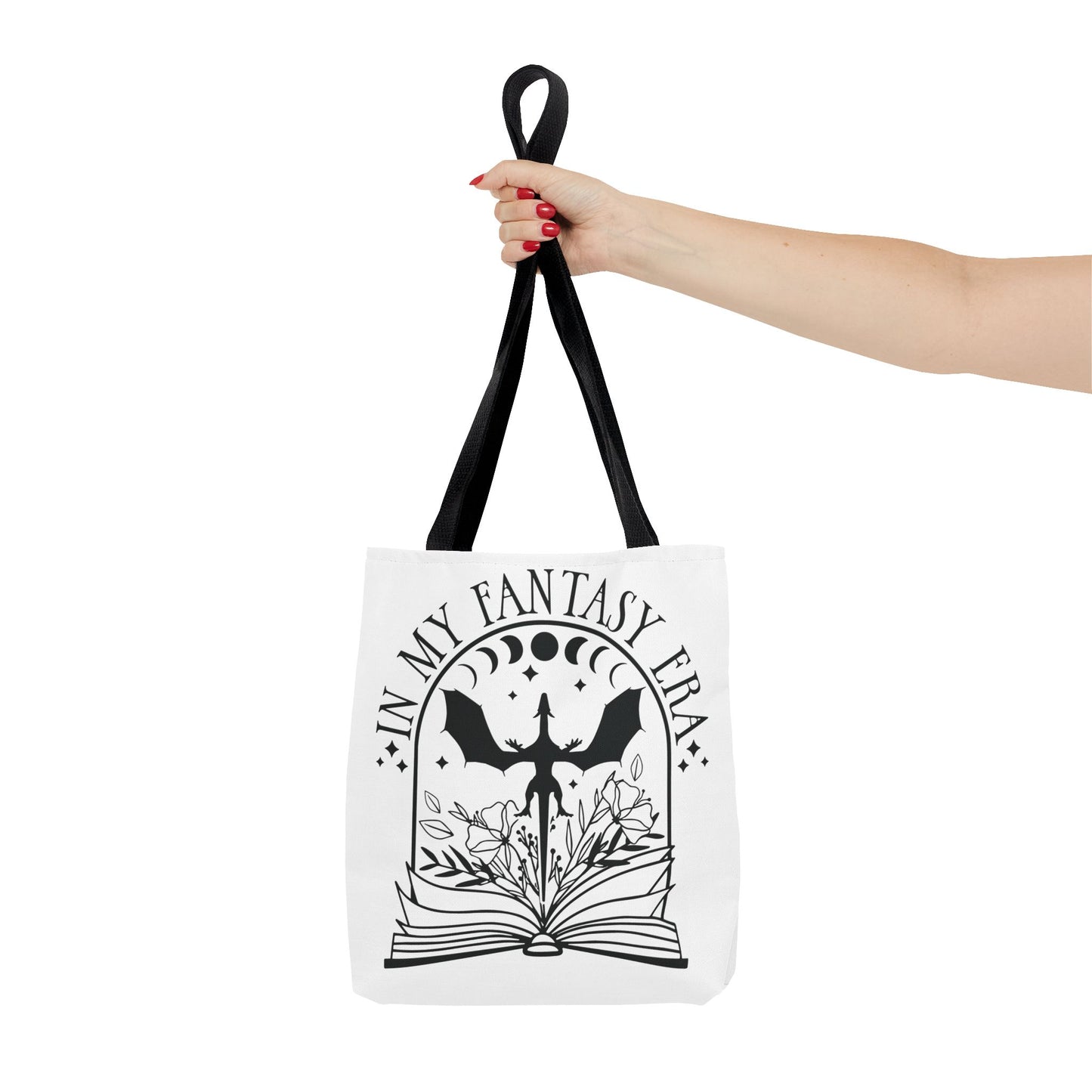 In My Fantasy Era Tote Bag | Dragon Book Lover Bag
