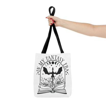 In My Fantasy Era Tote Bag | Dragon Book Lover Bag
