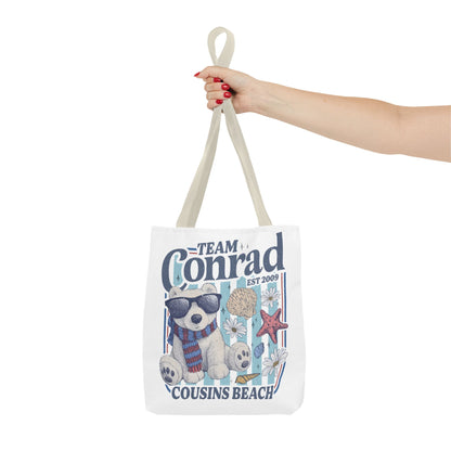 Summer I turned Pretty | Team Conrad Tote Bag | Junior Mint Bear Cousins Beach Tote | Summer Romance Book Bag